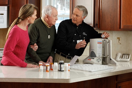 Medication dispenser installation